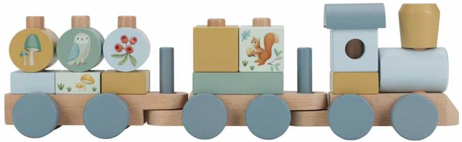 Little Dutch Medinis traukinukas 'Forest Friends'