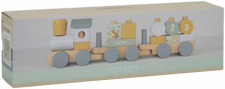 Little Dutch Medinis traukinukas 'Forest Friends'