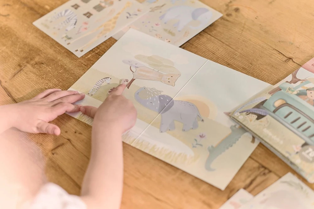 Little Dutch Sticker Story Booklet ´Safari Friends´