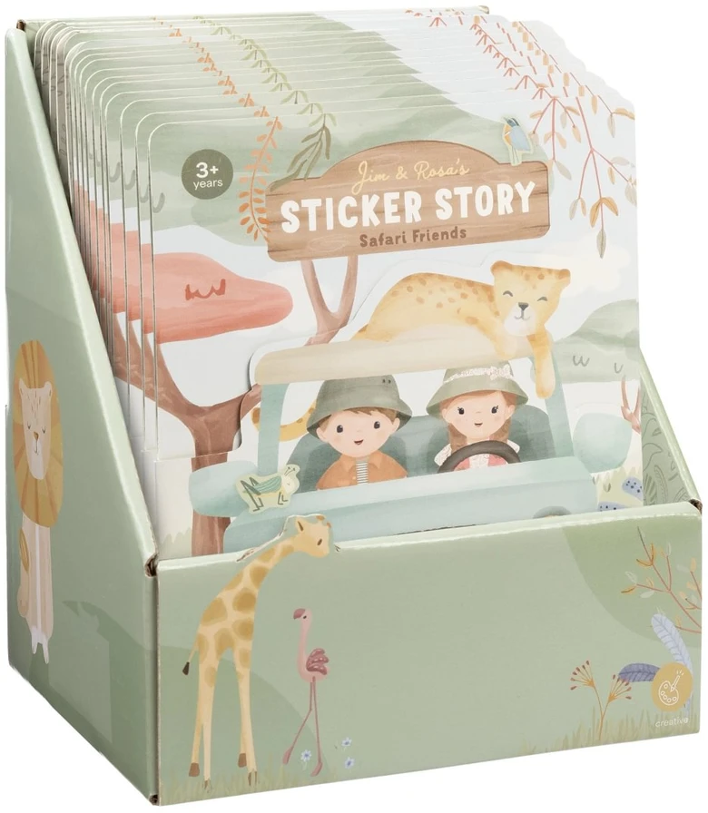 Little Dutch Sticker Story Booklet ´Safari Friends´