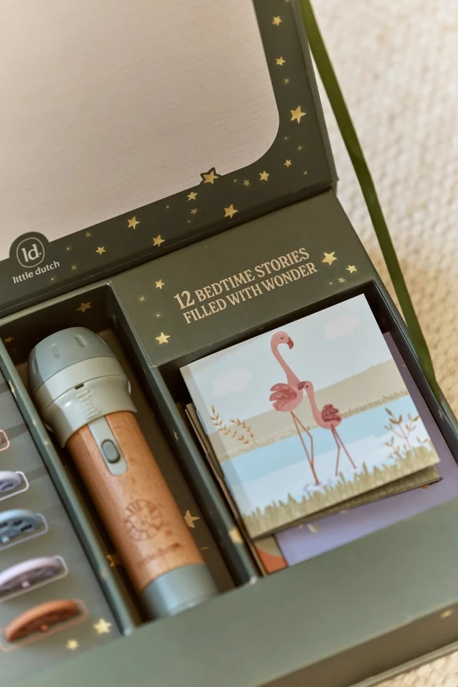 Little Dutch Stories Projektorius Flashlight ´Safari Friends´