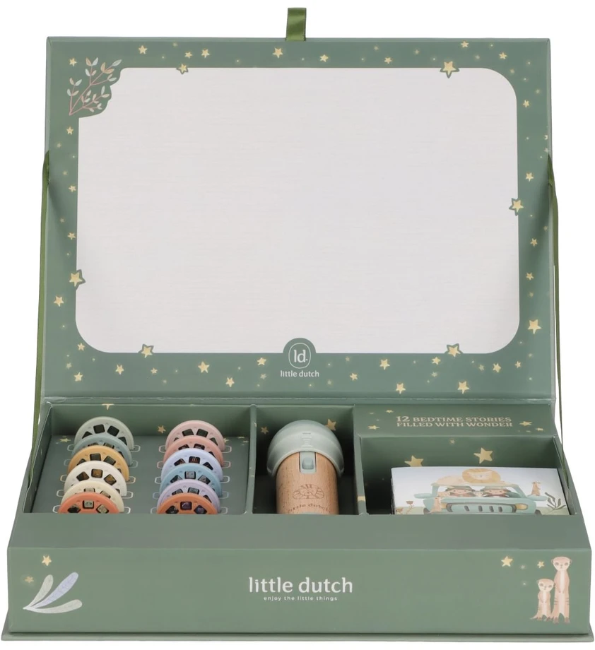 Little Dutch Stories Projektorius Flashlight ´Safari Friends´