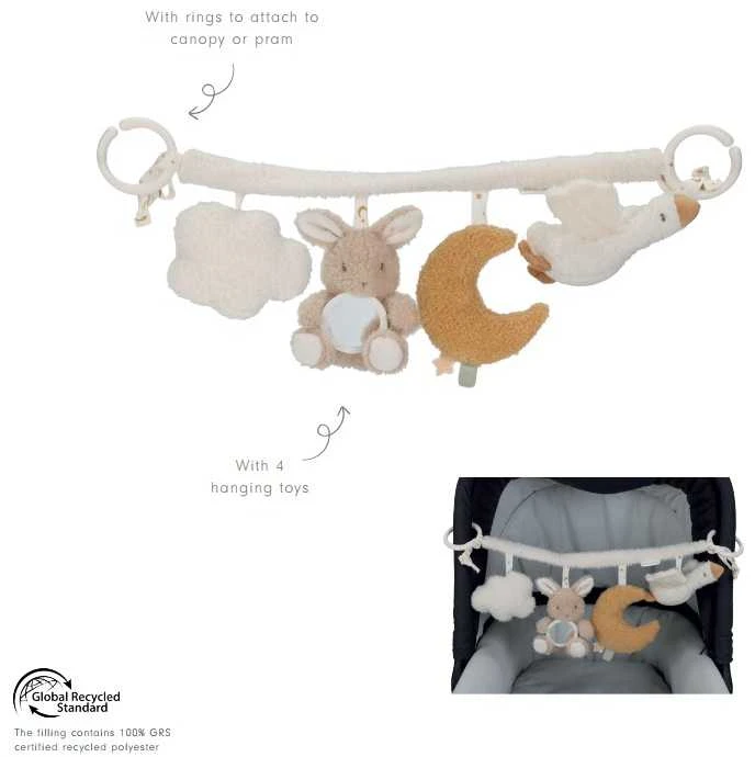 Little Dutch Vežimėlio žaislų grandinėlė ´Newborn Naturals´