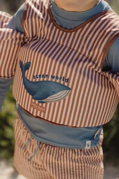Little Dutch maudymosi liemenė su rankovėmis „Ocean World“