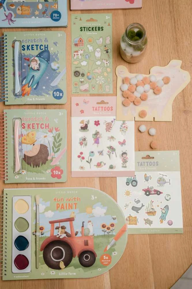 Little Dutch Tatuiruotės ´Rosa & Friends´