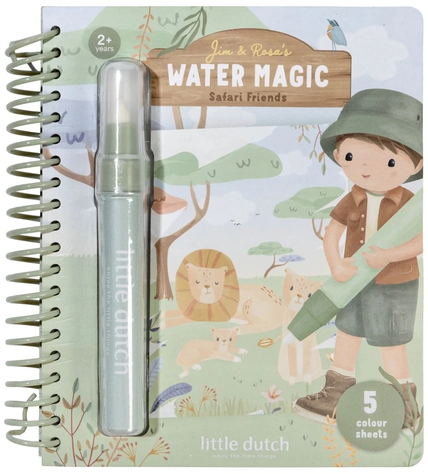 Little Dutch Vanduo Color Book ´Jim &amp; Safari Friends´