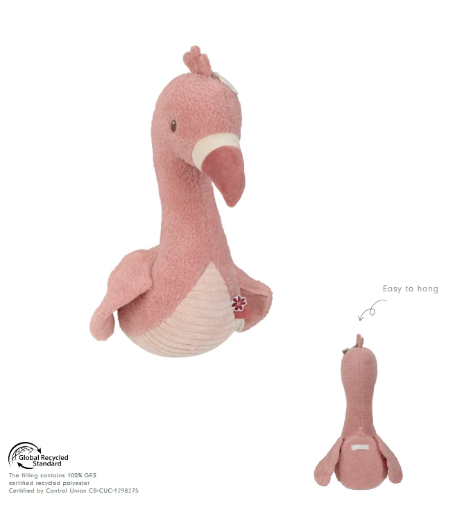 Little Dutch Wall Decoration Animal Head Flamingo ´Safari Friends´ GRS