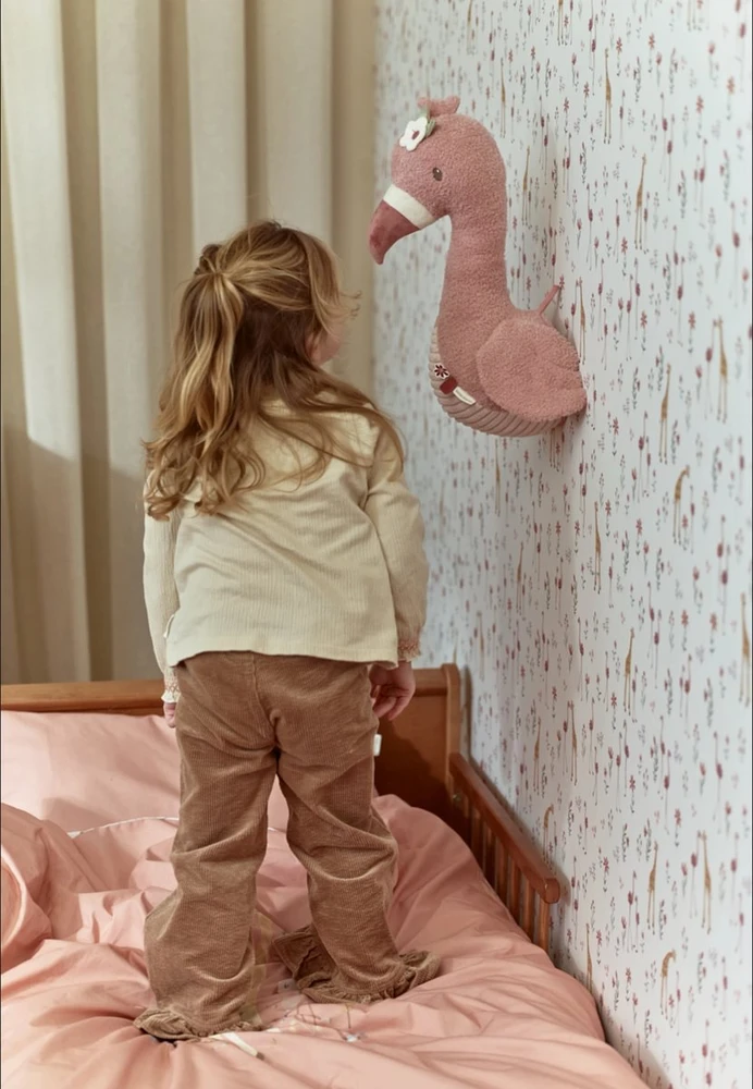 Little Dutch Wall Decoration Animal Head Flamingo ´Safari Friends´ GRS