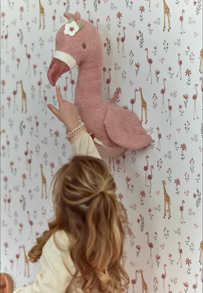 Little Dutch Wall Decoration Animal Head Flamingo ´Safari Friends´ GRS