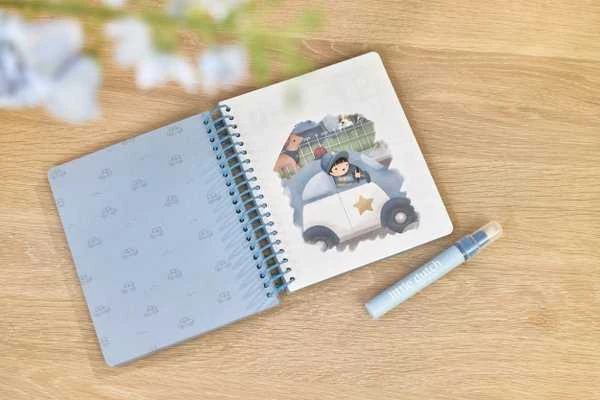 Little Dutch Watercolor Book ´Jim &amp; Vehicles´