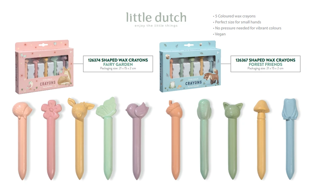 Little Dutch Vaškinės kreidelės ´Fairy Garden´