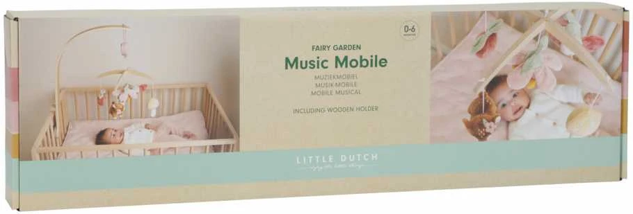 Little Dutch Medinė muzikinė karuselė ´Fairy Garden´