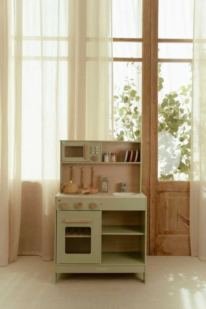 Little Dutch Medinė žaidimų virtuvėlė ´Mint´
