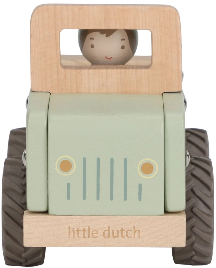 Little Dutch - drewniany samochodzik | Safari Friends FSC