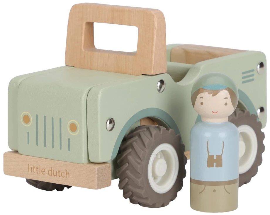 Little Dutch - drewniany samochodzik | Safari Friends FSC