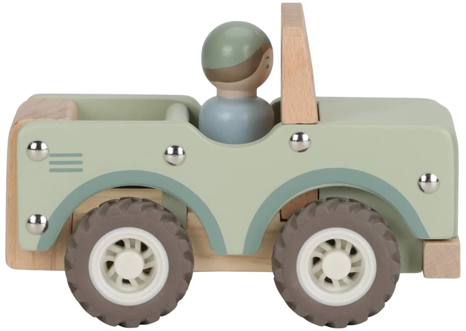 Little Dutch - drewniany samochodzik | Safari Friends FSC