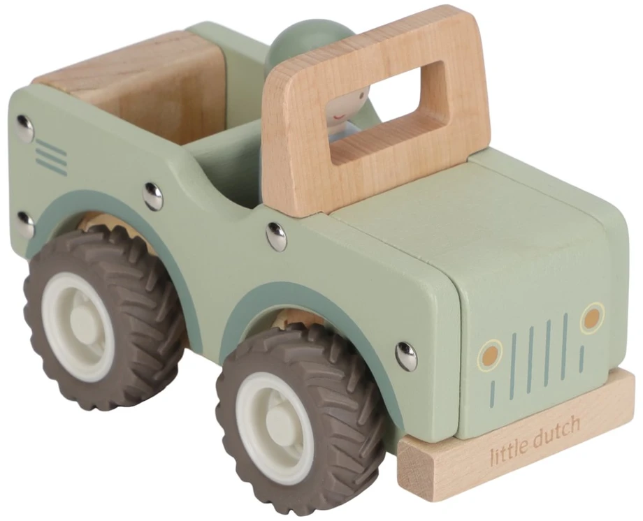 Little Dutch - drewniany samochodzik | Safari Friends FSC