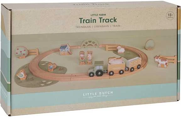 Little Dutch Medinio traukinuko trasa 'Little Farm'