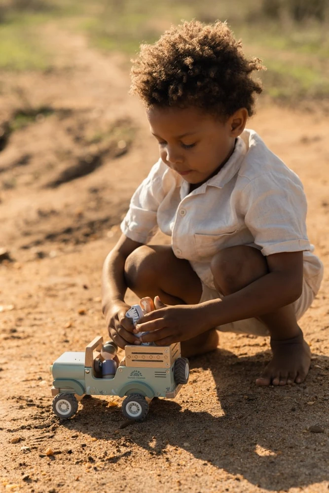 Little Dutch Safari Car with Animals ´Safari Friends´ FSC wood