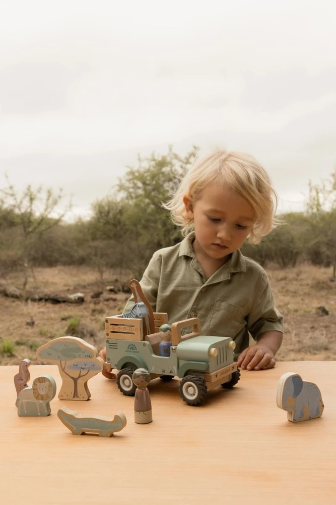Little Dutch Safari Car with Animals ´Safari Friends´ FSC wood