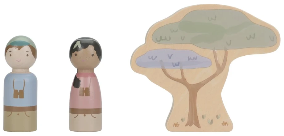 Little Dutch Safari Car with Animals ´Safari Friends´ FSC wood