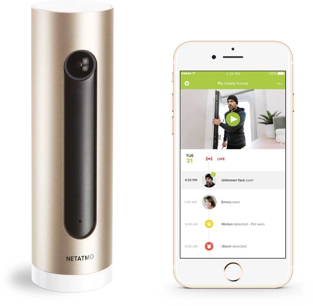 Netatmo Welcome išmanioji vidaus apsaugos kamera
