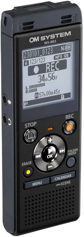 Diktofonas Olympus | Digital Voice Recorder | WS-883 | Juodas | MP3 playback