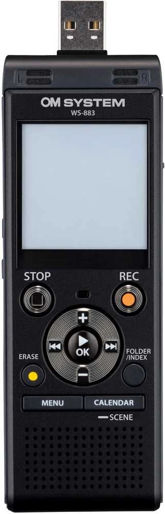 Diktofonas Olympus | Digital Voice Recorder | WS-883 | Juodas | MP3 playback