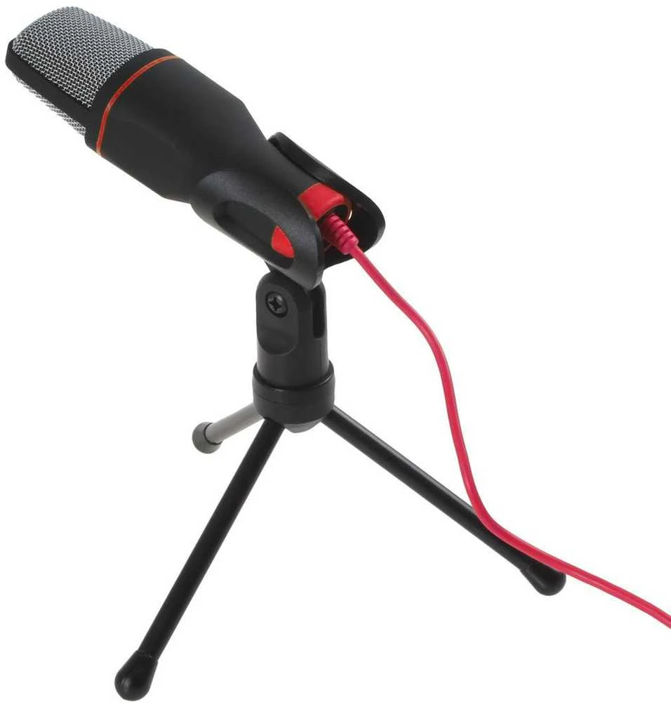 Mikrofonas VARR GAMING MICROPHONE MINI + TRIPOD juodas