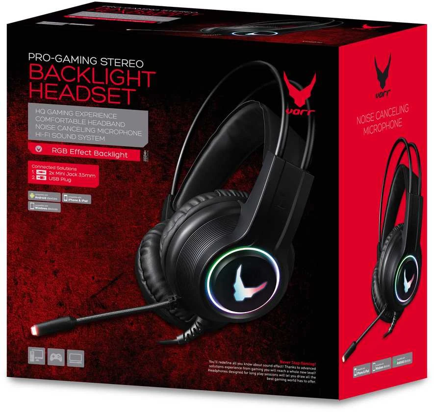 Ausinės Platinet Omega Gaming Varr VH8030