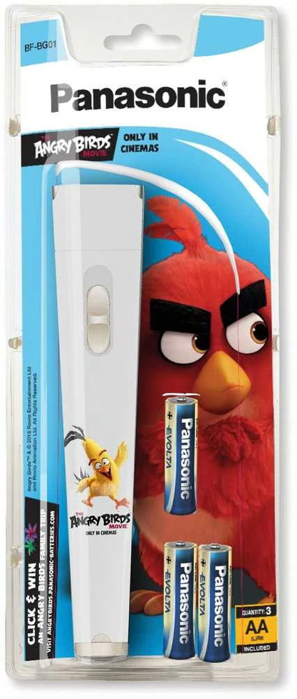 Panasonic Batteries Panasonic žibintuvėlis BF-BG01 Angry Birds