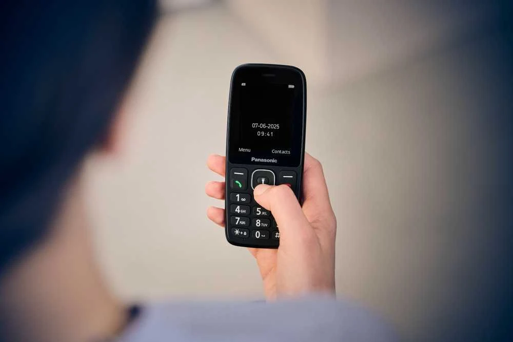 Telefonas stacionarus Panasonic KX-TF400EXB, juodas