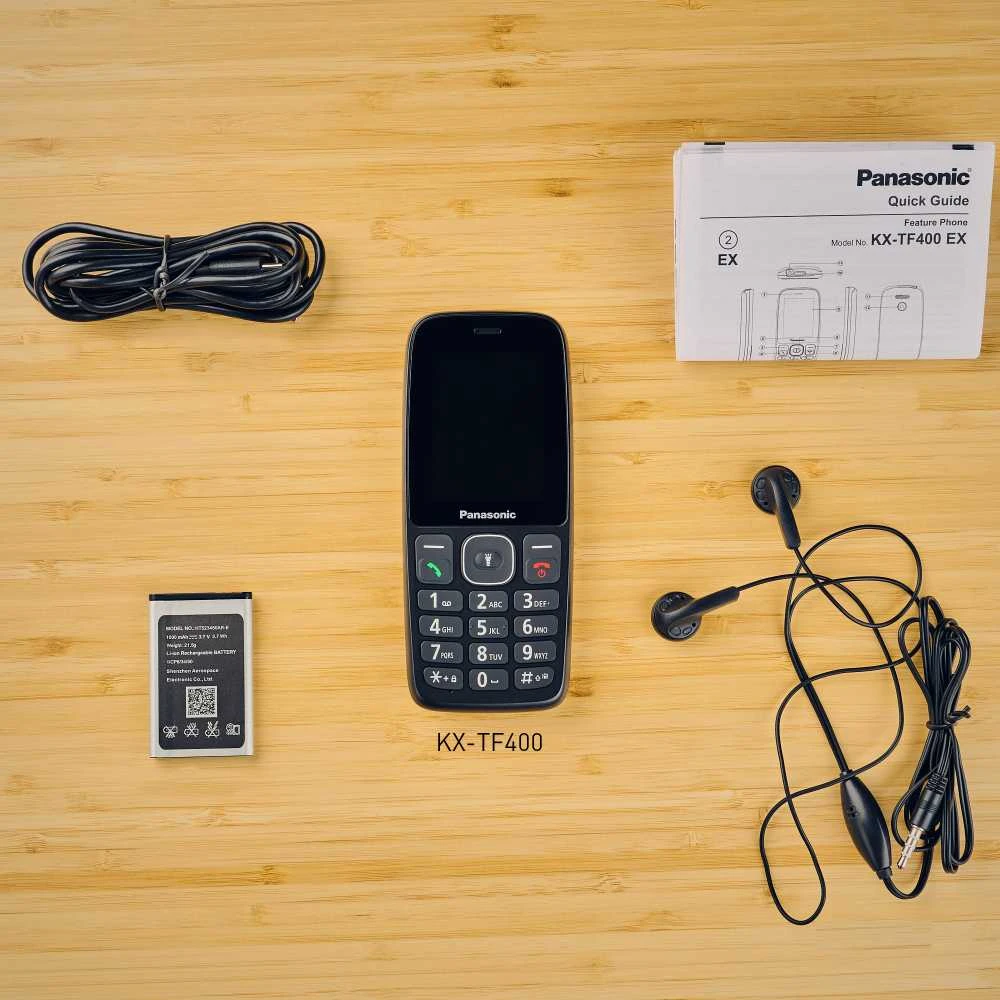 Telefonas stacionarus Panasonic KX-TF400EXB, juodas