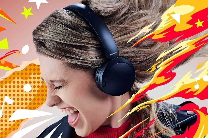 Panasonic Ausinės | RB-HF630BE-K | Bluetooth | Over-ear | Noise canceling | Belaidės | Juodas