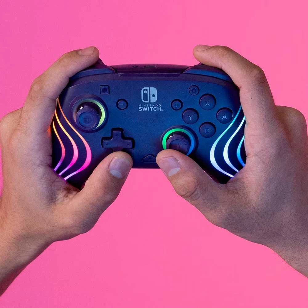 PDP Afterglow Wave belaidis valdiklis, skirtas Nintendo Switch, Violetinė