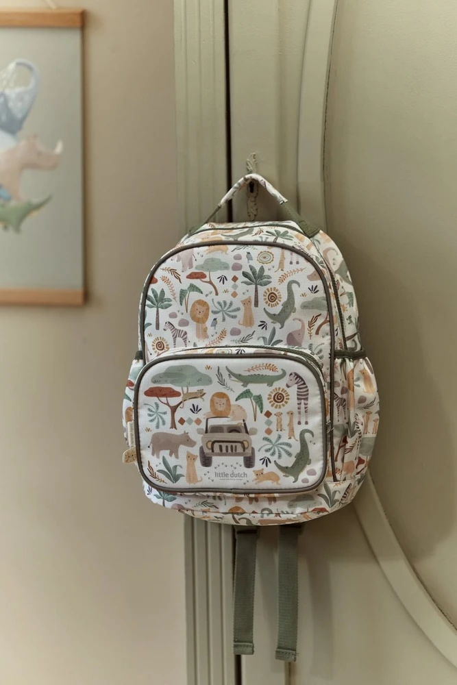 Little Dutch Backpack large 35 cm ´Safari Friends´