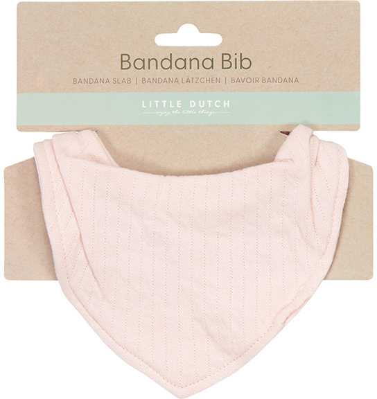 Little Dutch Bryndáček bandana Pure Soft Rožinė