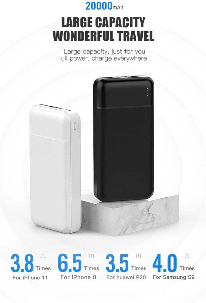 Platinet maitinimo blokas 20000mAh PMPB20W706, baltas