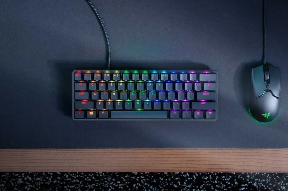 60% Mechaninė Žaidimų klaviatūra Razer Huntsman Mini, Red Switch, Nordic išdėstymas