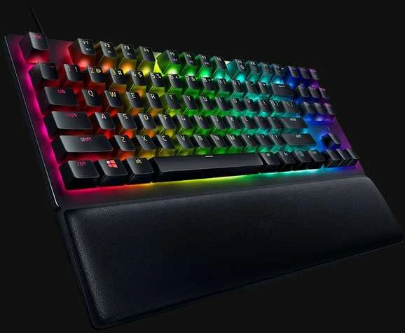 Razer Huntsman V2 Tenkeyless, Optinė Klaviatūra žaidimams, RGB LED pašvietimas, Nordic išdėstymas, Linear Red Switch