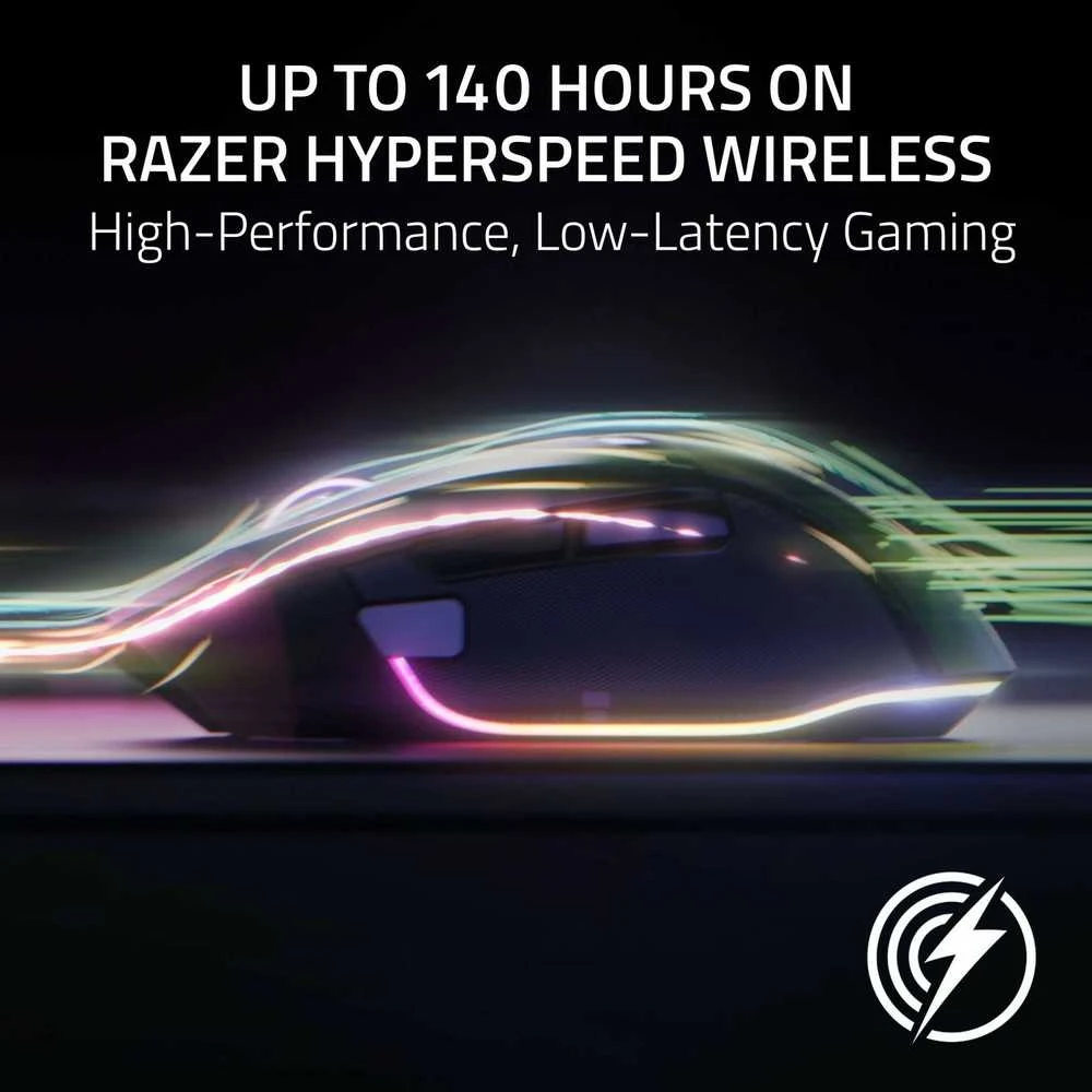 Pelė Myszka žaidimams Razer Basilisk V3 (35K) belaidė 35000 dpi optinė žalia