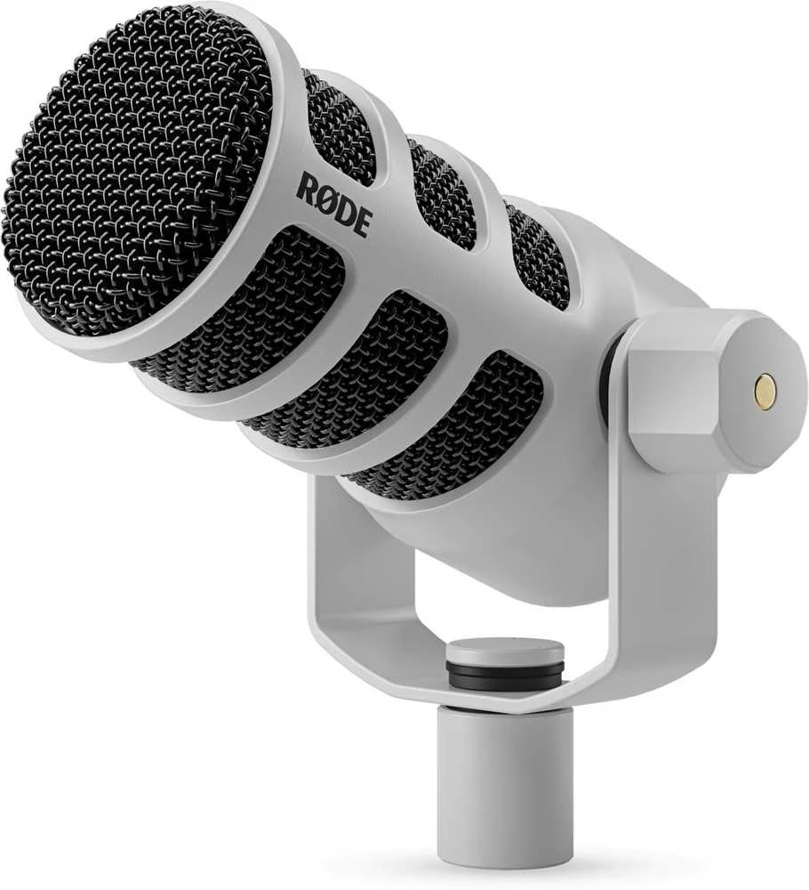 Rode RØDE PodMic USB Baltas - dinaminis mikrofonas podcast'ui