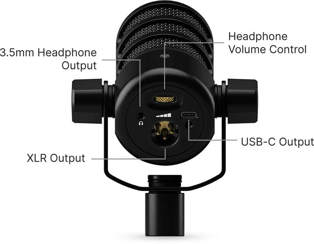Rode RØDE PodMic USB Baltas - dinaminis mikrofonas podcast'ui