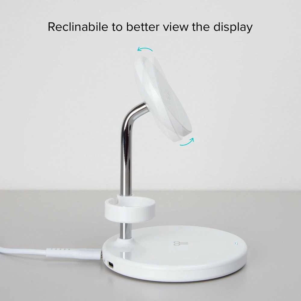 SBS įkrovimo stotelė MagSafe 15W 3in1, balta
