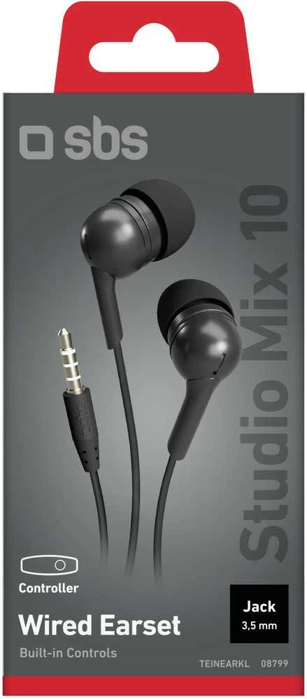 Ausinės Dou. Z Mik. SBS Earset Studio Mix Juoda