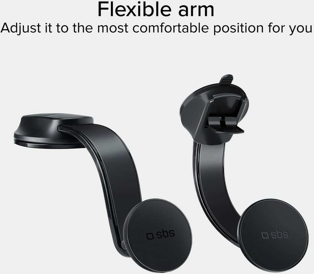 Telefono lakiklis su belaidžiu įkrovimu SBS TESUPPMAG15W2115W compatible with MagSafe - juodas