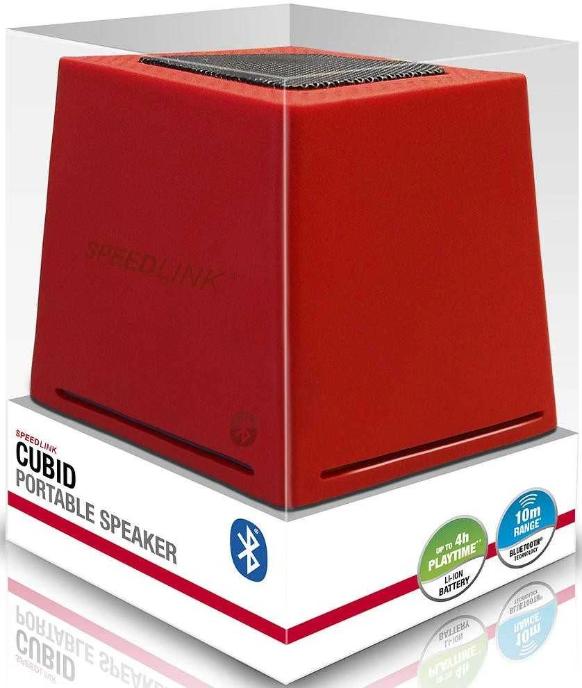 Garsiakalbis - Speedlink Cubid BT SL-8904-RD Raudonas