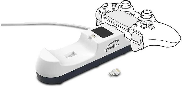 Speedlink žaidimų pulto įkroviklis Jazz PS5 USB (SL460001WE)