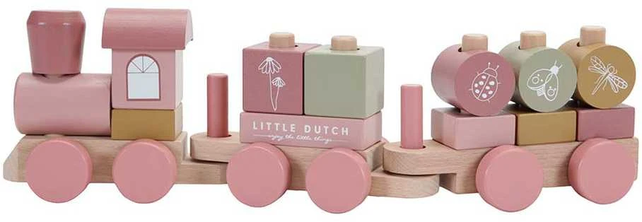 Little Dutch Medinis traukinys-bokštas 'Wild Flowers'