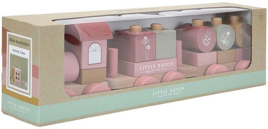Little Dutch Medinis traukinys-bokštas 'Wild Flowers'